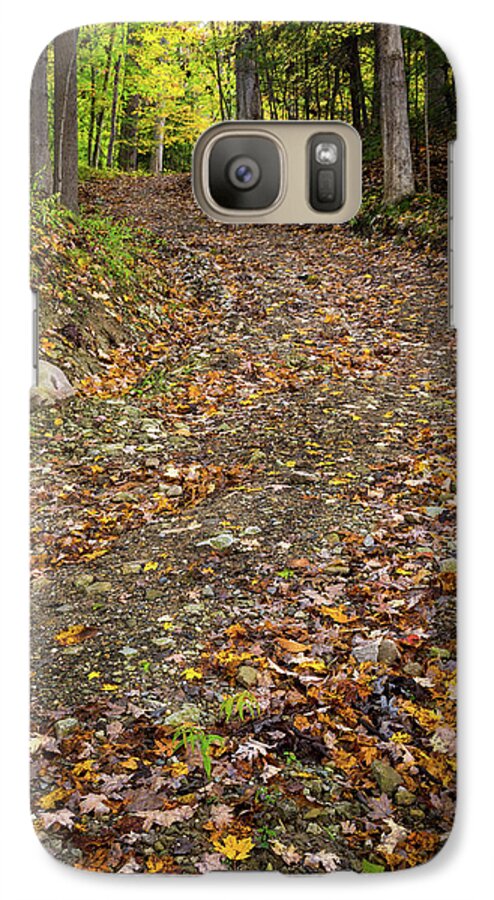 Autumn Pathway Galaxy S7 Case featuring the photograph Autumn Pathway by Dale Kincaid