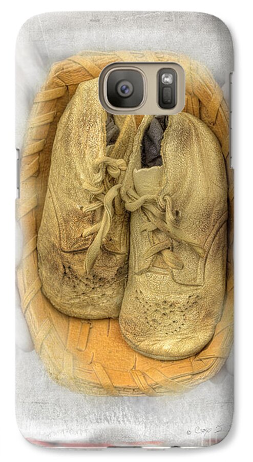 Shoes Galaxy S7 Case featuring the photograph Baby Basket Shoes by Craig J Satterlee