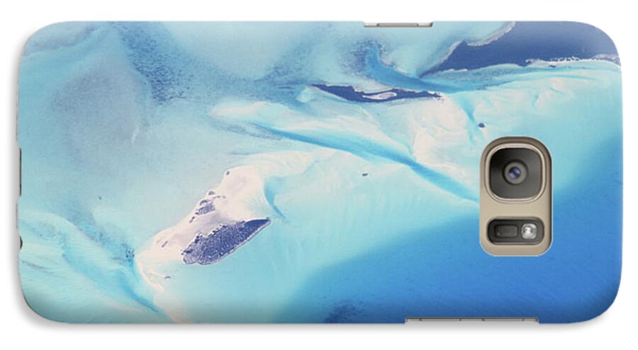 Bahamas Galaxy S7 Case featuring the photograph Bahama Banks Aerial seascape by Roupen Baker