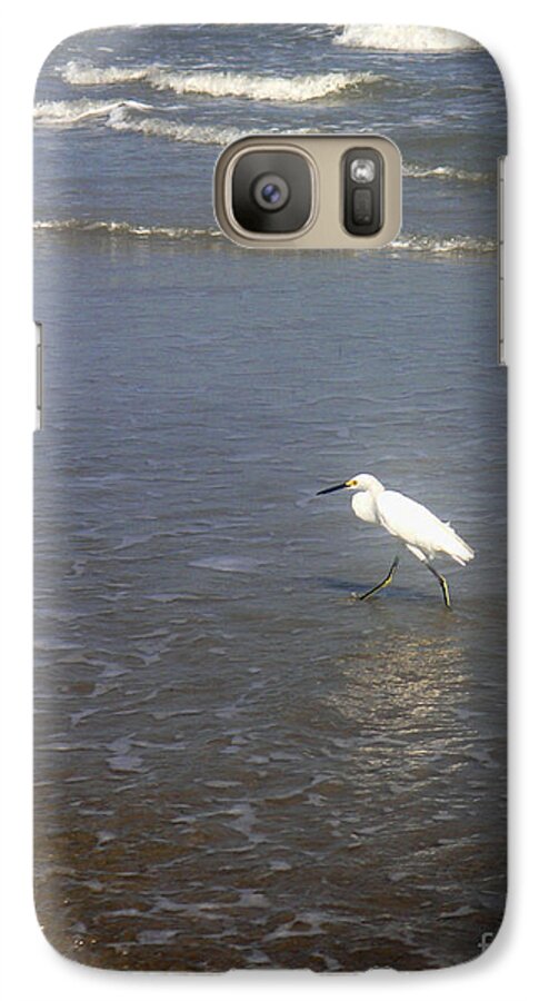 Nature Galaxy S7 Case featuring the photograph Being One With The Gulf - Wary by Lucyna A M Green