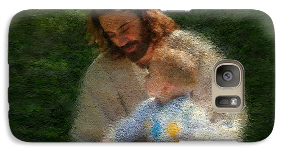 Jesus Galaxy S7 Case featuring the painting Bible Stories by Greg Olsen