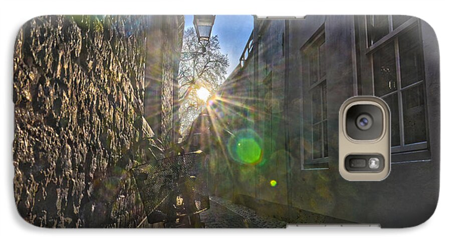Netherlands Galaxy S7 Case featuring the photograph Bicycle Alley by Frans Blok