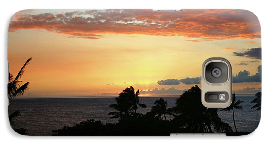 Sunset Galaxy S7 Case featuring the photograph Big Island Sunset by Anthony Jones
