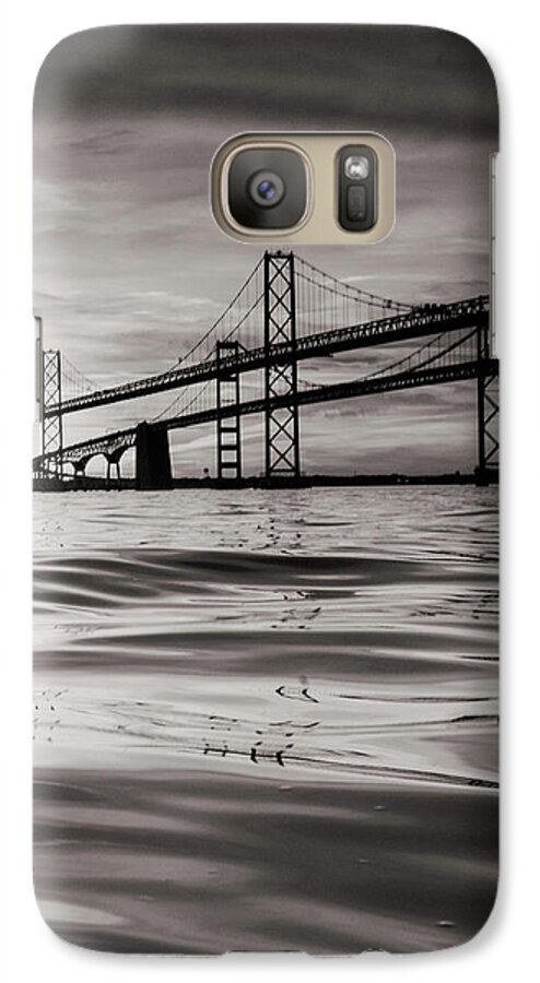 Waterscape Galaxy S7 Case featuring the photograph Black and White Reflections 2 by Jennifer Casey