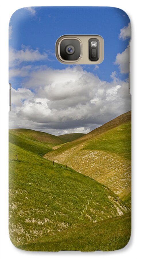 Hills Galaxy S7 Case featuring the photograph Blue Sky by Marta Cavazos-Hernandez