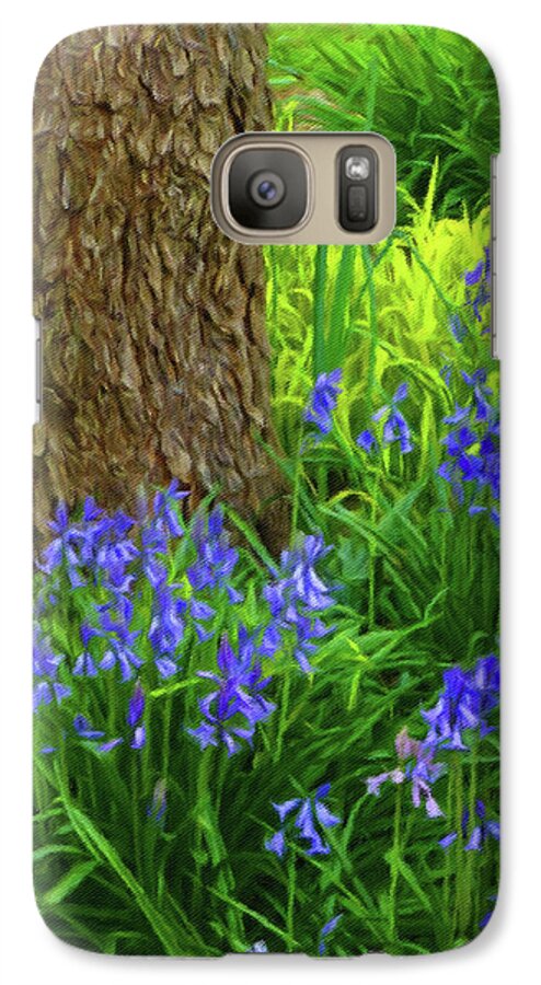 Connie Handscomb Galaxy S7 Case featuring the photograph Bluebells Of Springtime by Connie Handscomb