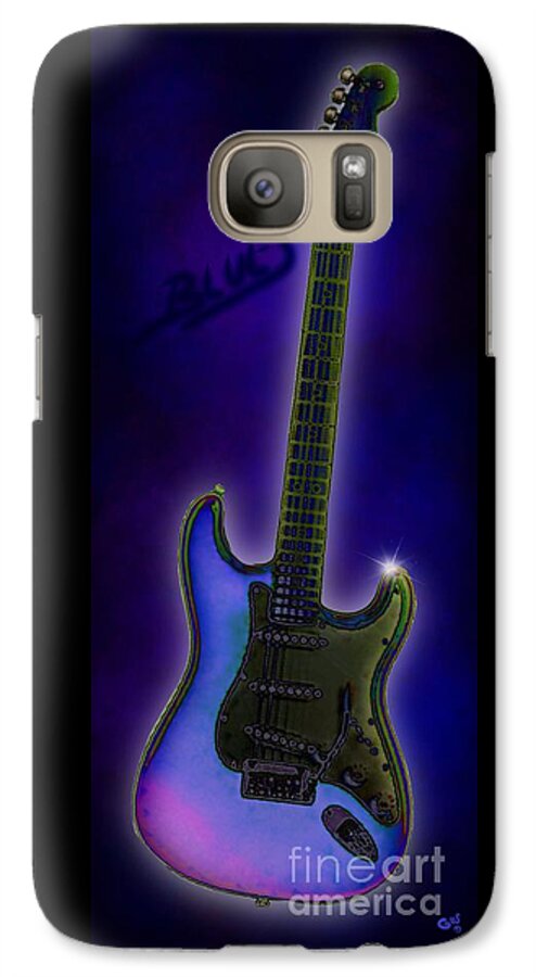 Blues Galaxy S7 Case featuring the digital art Blues by Nick Gustafson