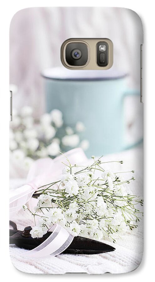 Still Life Galaxy S7 Case featuring the photograph Bouquet of Baby's Breath by Stephanie Frey