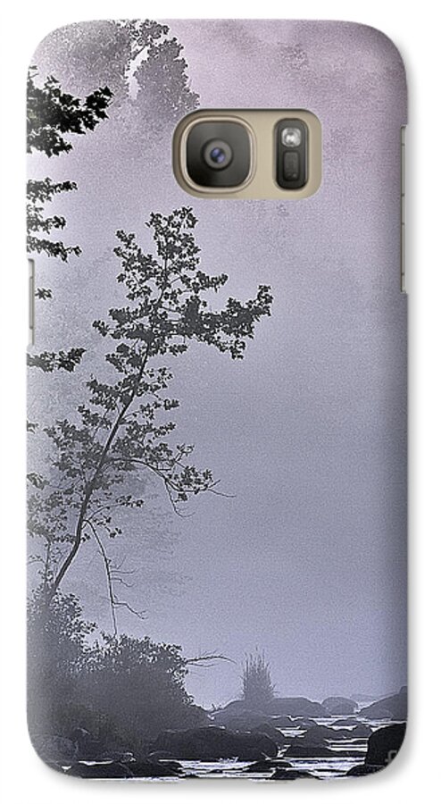 Fog Galaxy S7 Case featuring the photograph Brooding River by Tom Cameron