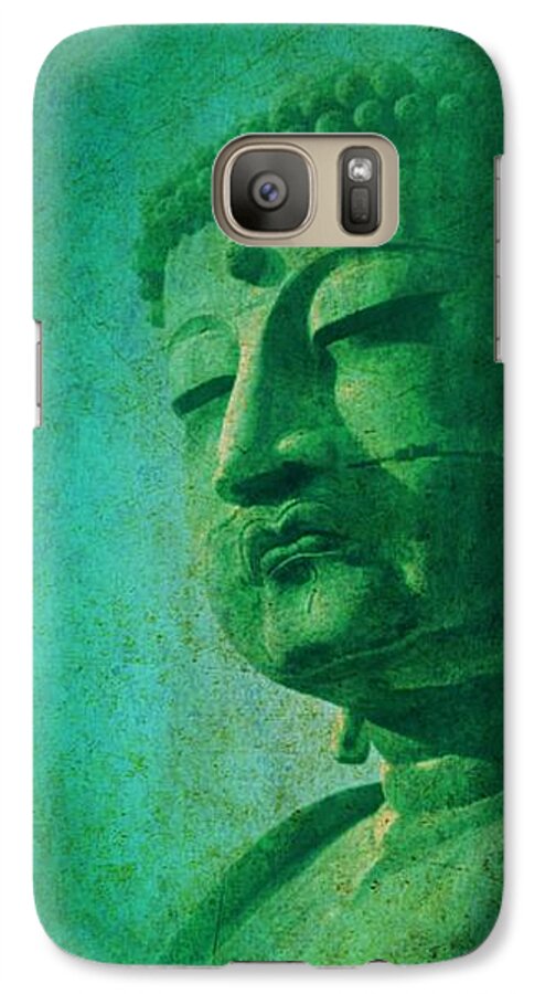 Buddha Galaxy S7 Case featuring the digital art Buddha by John Wills