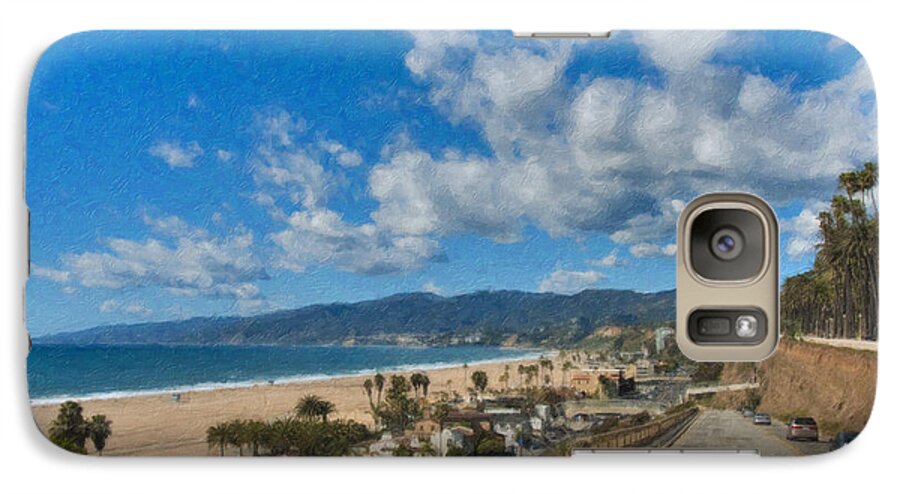 California Incline Palisades Park Ca Galaxy S7 Case featuring the photograph California Incline Palisades Park CA by David Zanzinger