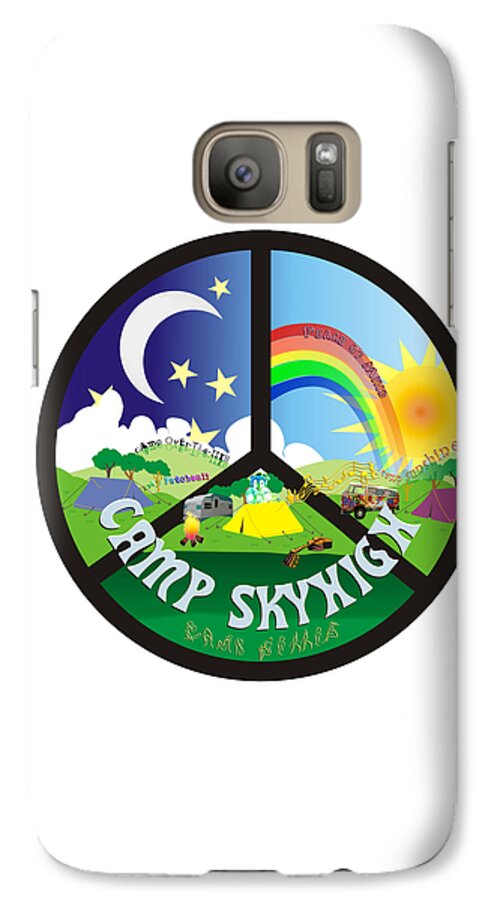 Kerrville Galaxy S7 Case featuring the digital art Camp Skyhigh by Karen Musick