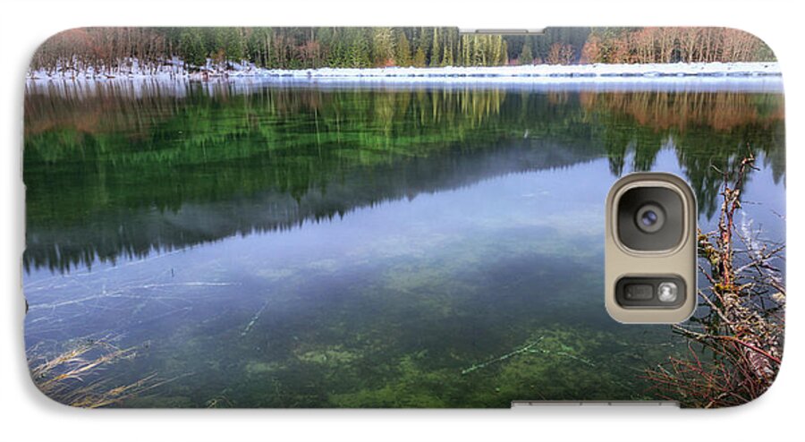 Lake Galaxy S7 Case featuring the photograph Carmen Reservoir by Cat Connor