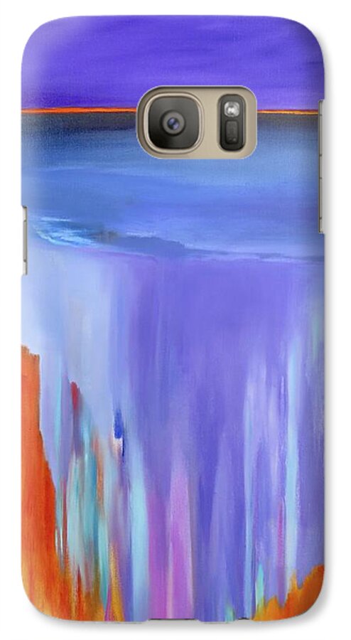 Jo Appleby Galaxy S7 Case featuring the painting Casade by Jo Appleby