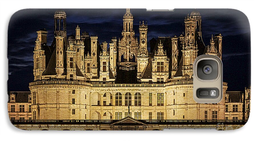 Castle Galaxy S7 Case featuring the photograph Castle Chambord illuminated by Heiko Koehrer-Wagner