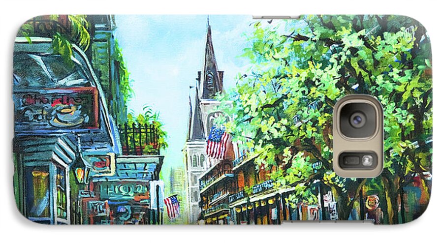 New Orleans Art Galaxy S7 Case featuring the painting Chartres Afternoon by Dianne Parks