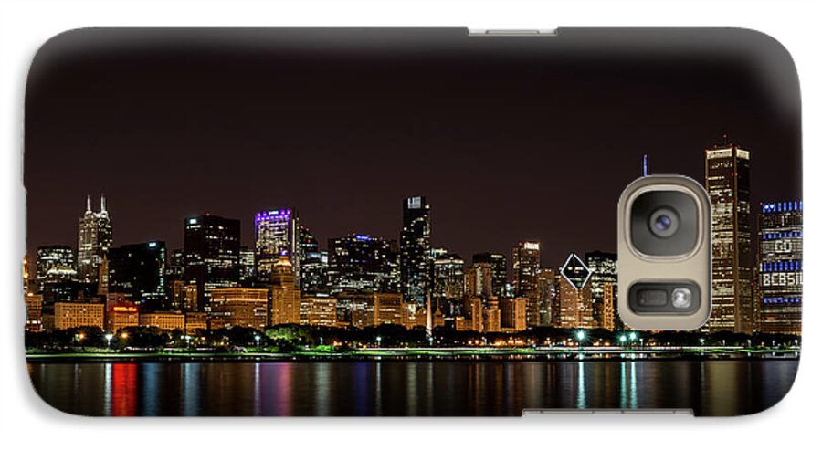 Chicago Galaxy S7 Case featuring the photograph Chicago Skyline by Andrea Silies