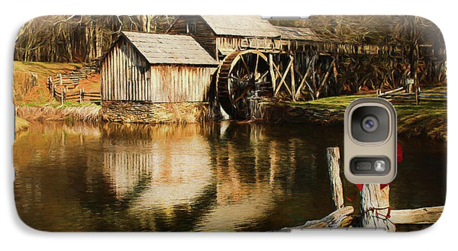 Christmas At The Mill Galaxy S7 Case featuring the photograph Christmas at the Mill by Darren Fisher