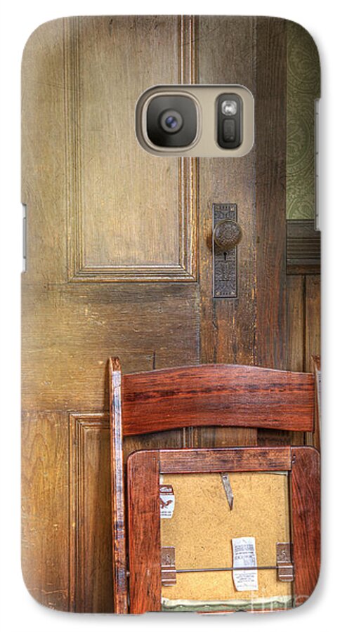 Chair Galaxy S7 Case featuring the photograph Church Chair by Craig J Satterlee