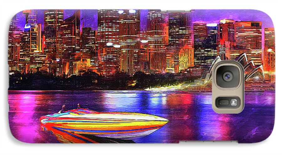 Australia Galaxy S7 Case featuring the painting Cigarette Calm by Michael Cleere