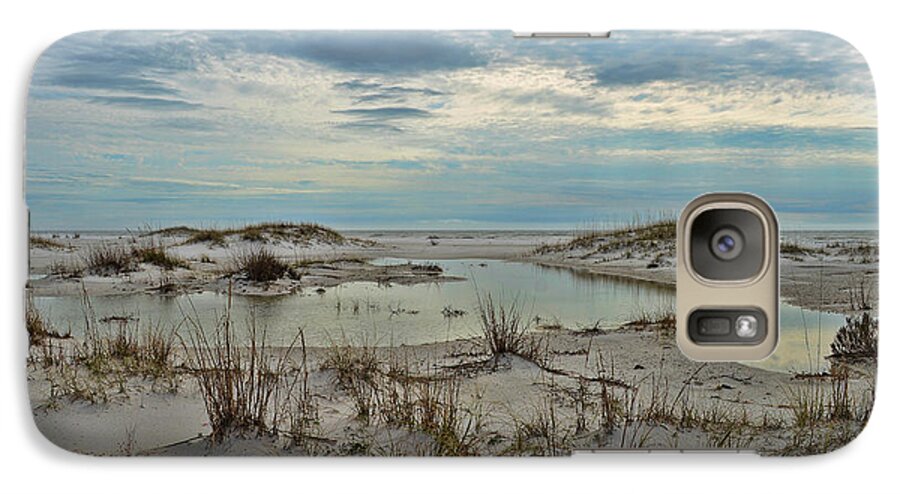 Night Galaxy S7 Case featuring the photograph Coastland Wetland by Renee Hardison