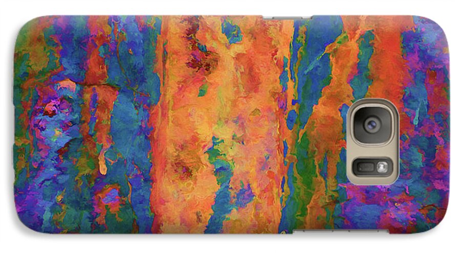 Abstract Galaxy S7 Case featuring the photograph Color Abstraction LXVI by David Gordon