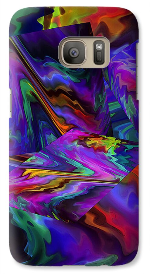 Digital Art Galaxy S7 Case featuring the digital art Color Journey by Lynda Lehmann