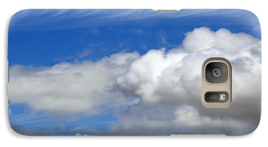 Cloud Galaxy S7 Case featuring the photograph Courting Clouds by Gwyn Newcombe