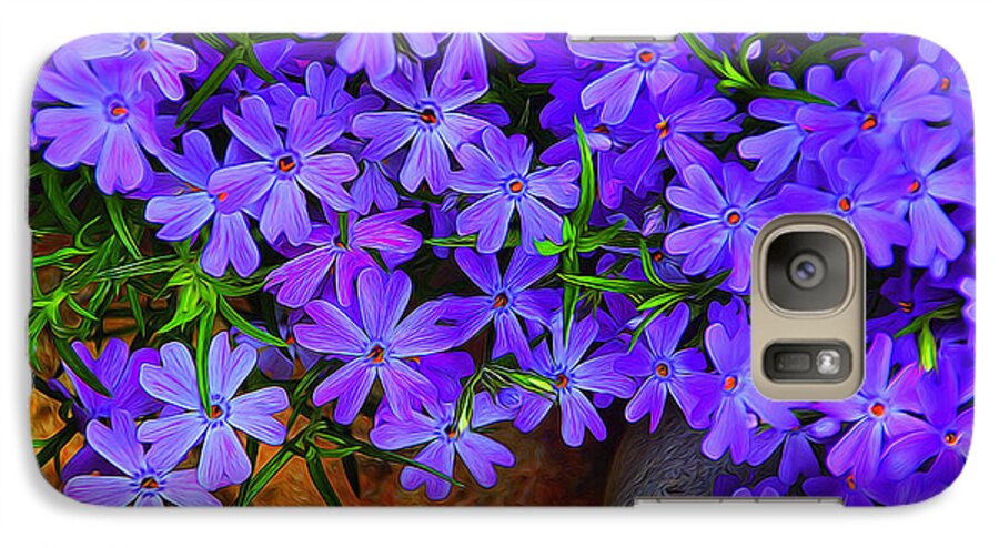 Phlox Galaxy S7 Case featuring the photograph Creeping Phlox 1 by Dennis Lundell