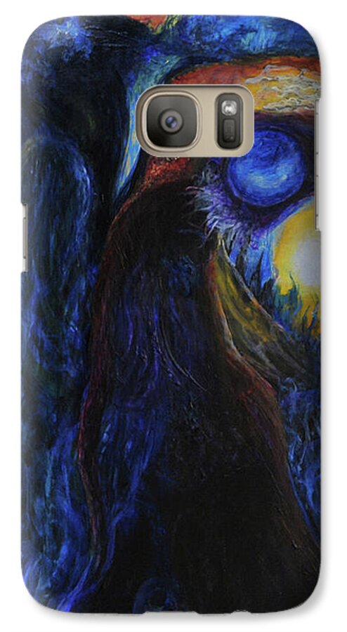 Ennis Galaxy S7 Case featuring the painting Creeping Plague by Christophe Ennis