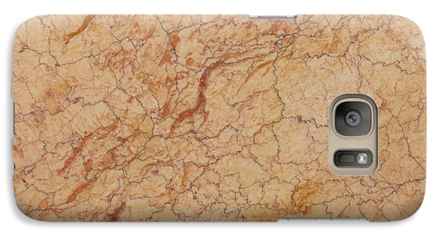 Crema Valencia Galaxy S7 Case featuring the photograph Crema Valencia Granite by Anthony Totah