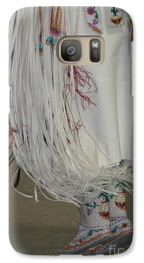 Beaded Moccasins Galaxy S7 Case featuring the photograph Dancing Moccasins by Kate Purdy