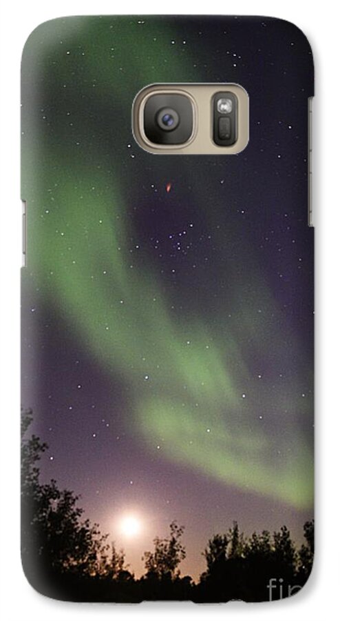 Photography Galaxy S7 Case featuring the photograph Dancing with the Moon by Larry Ricker