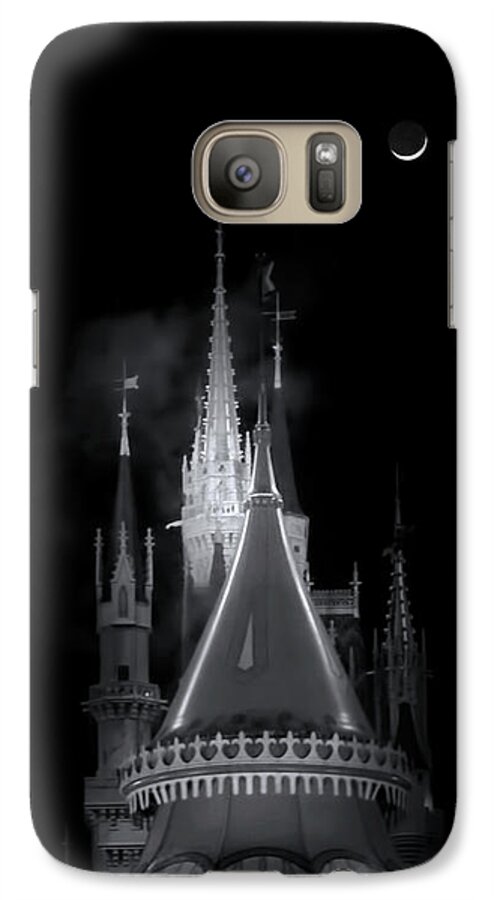 Magic Kingdom Galaxy S7 Case featuring the photograph Dark Castle by Mark Andrew Thomas