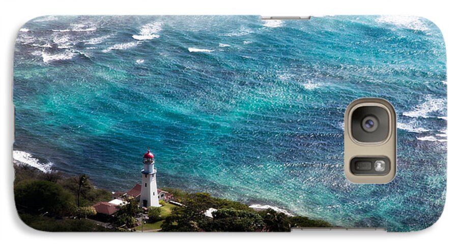 Diamond Head Galaxy S7 Case featuring the photograph Diamond Head Lighthouse by Steven Sparks