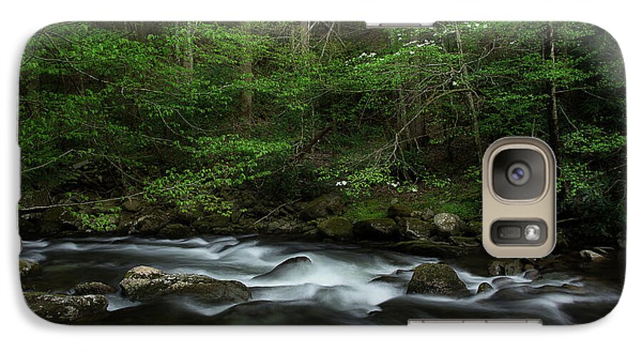Stream Galaxy S7 Case featuring the photograph Dogwood Along The River by Mike Eingle