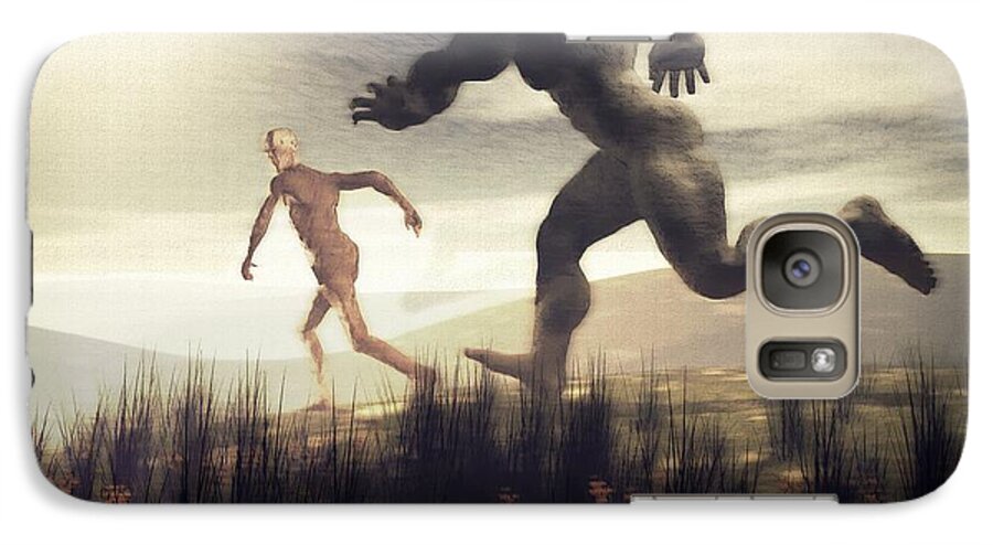 Dream Galaxy S7 Case featuring the digital art Dreaming of a Nameless Fear by John Alexander