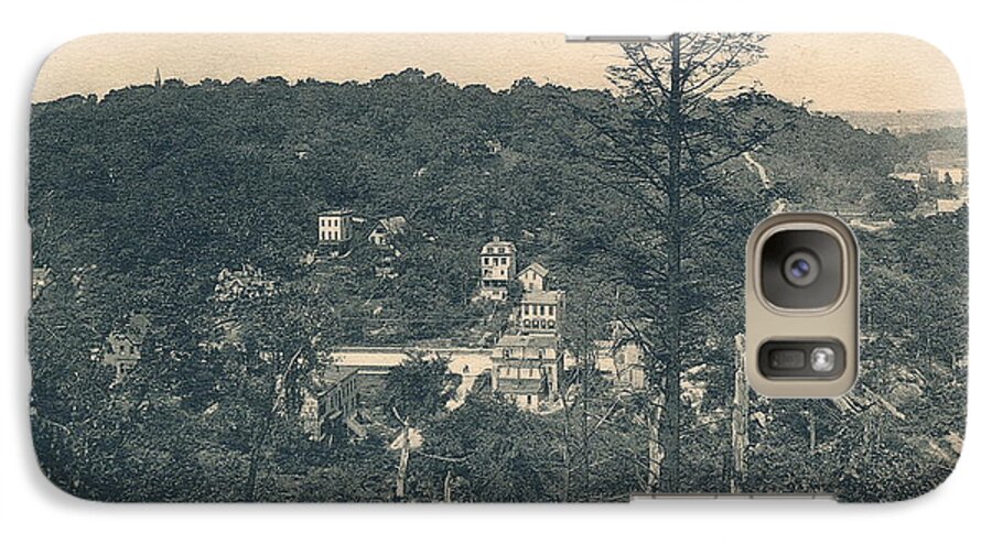 Postcard Galaxy S7 Case featuring the photograph Dyckman Street at turn of the century by Cole Thompson