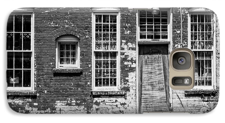 Christopher Holmes Photography Galaxy S7 Case featuring the photograph Enough Windows - BW by Christopher Holmes