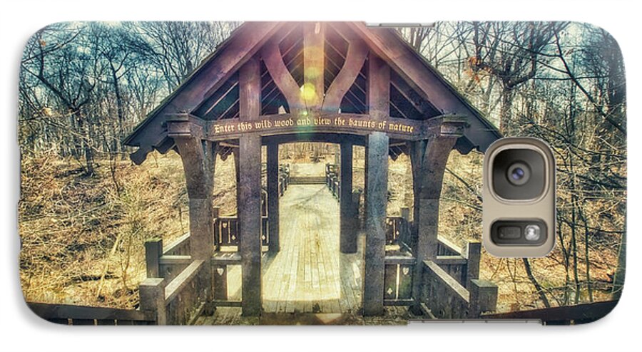 Jennifer Rondinelli Reilly Galaxy S7 Case featuring the photograph Entrance to 7 Bridges - Grant Park - South Milwaukee by Jennifer Rondinelli Reilly - Fine Art Photography
