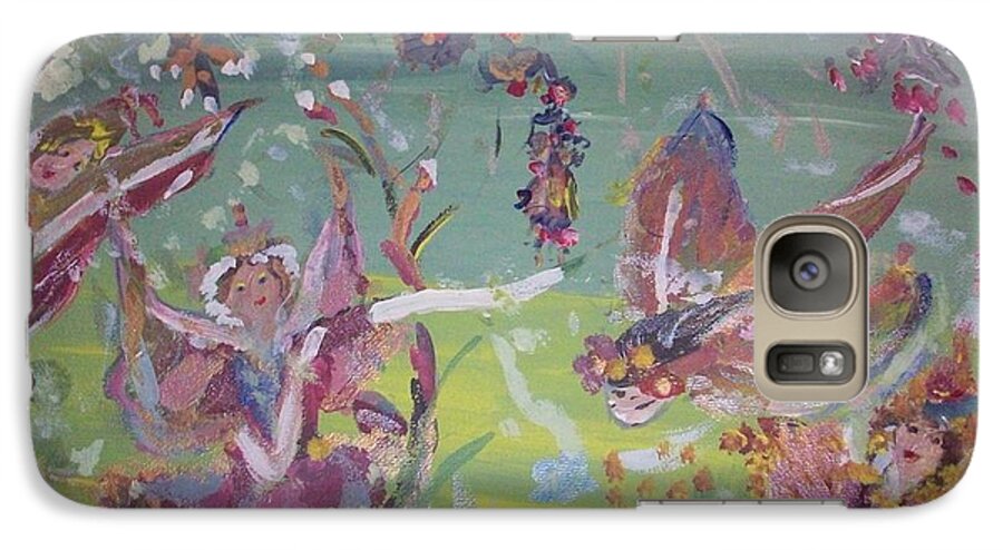 Fairies Galaxy S7 Case featuring the painting Fairy Ballet by Judith Desrosiers