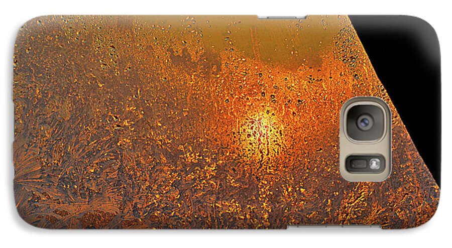 Abstract Galaxy S7 Case featuring the photograph Fire and Ice by Sue Capuano