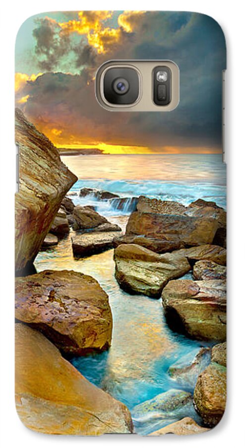 Landscape Galaxy S7 Case featuring the photograph Fire In The Sky by Az Jackson