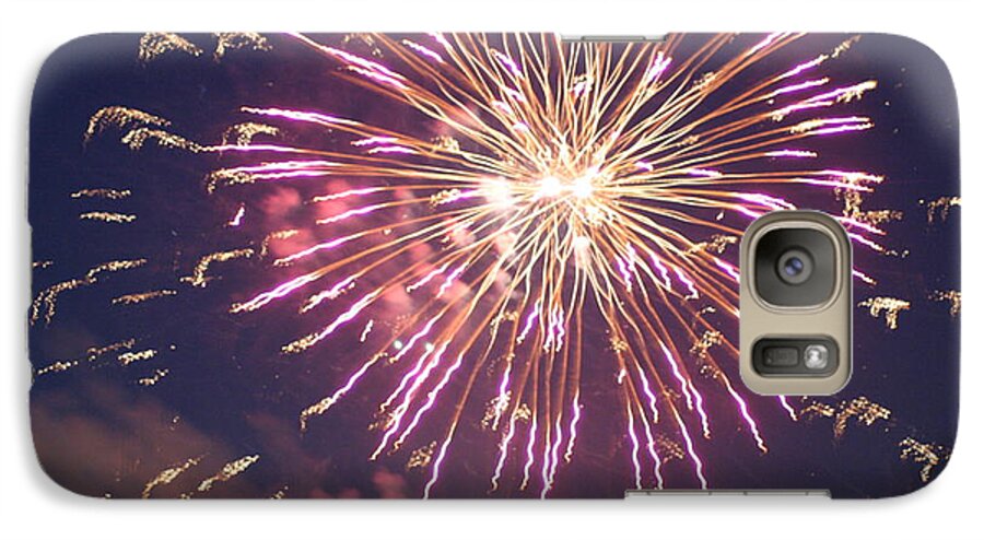 Fire Galaxy S7 Case featuring the digital art Fireworks In The Park 2 by Gary Baird