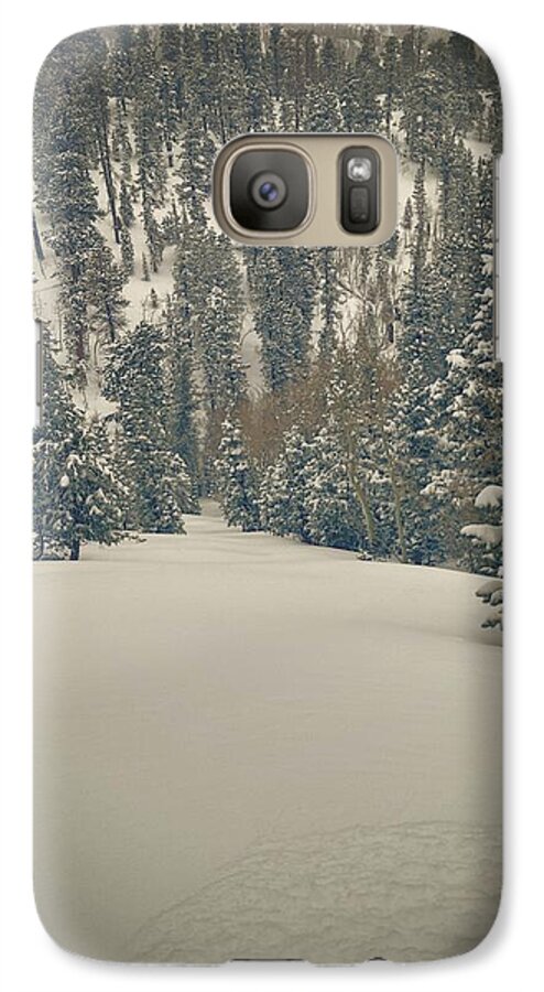 Powder Galaxy S7 Case featuring the photograph first turns Friday by Mark Ross