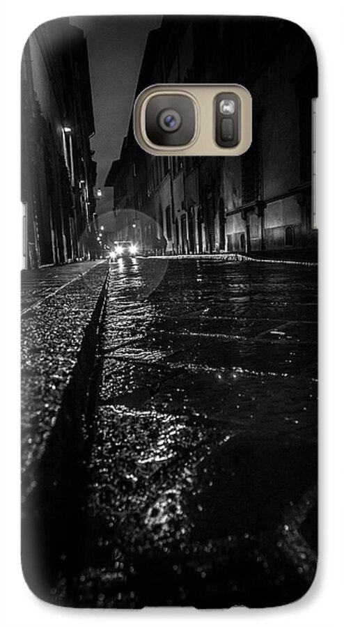Edited Galaxy S7 Case featuring the photograph Florence Nights by Sonny Marcyan