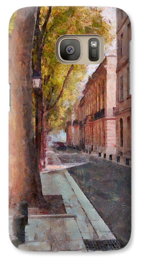 Nimes Galaxy S7 Case featuring the photograph French Boulevard by Scott Carruthers