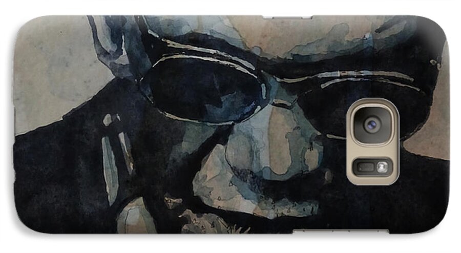 Ray Charles Galaxy S7 Case featuring the painting Georgia On My Mind - Ray Charles by Paul Lovering