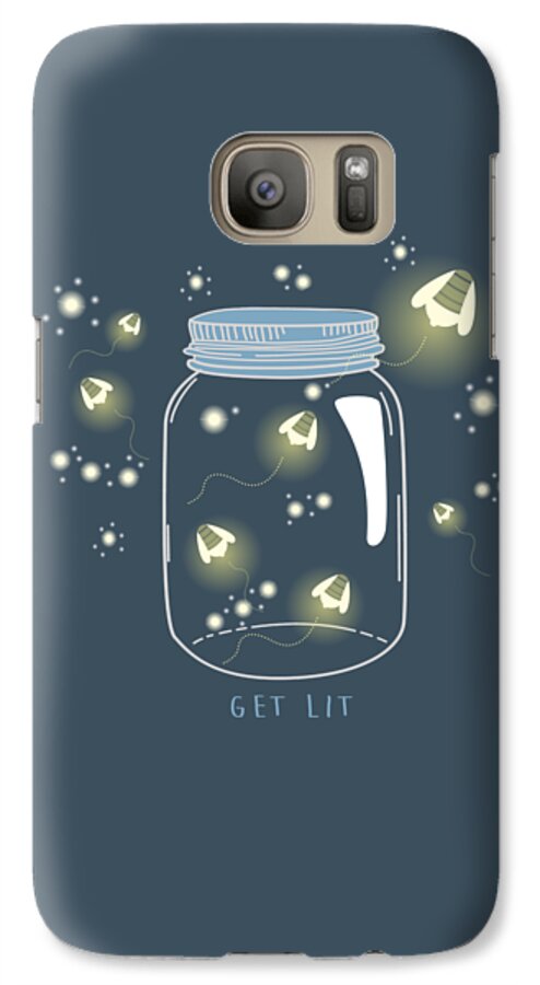 Get Lit Galaxy S7 Case featuring the digital art Get Lit by Heather Applegate