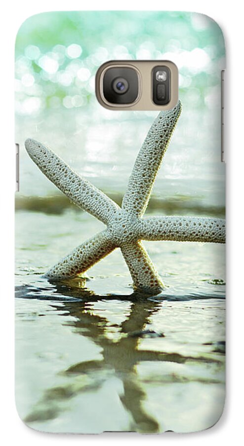 Seastar Galaxy S7 Case featuring the photograph Get Your Feet Wet by Laura Fasulo